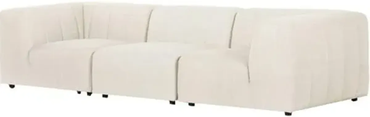 Omar Outdoor 3-Piece Sectional Sofa