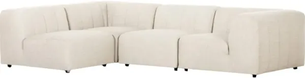 Omar Outdoor 4-Piece Sectional - Beige