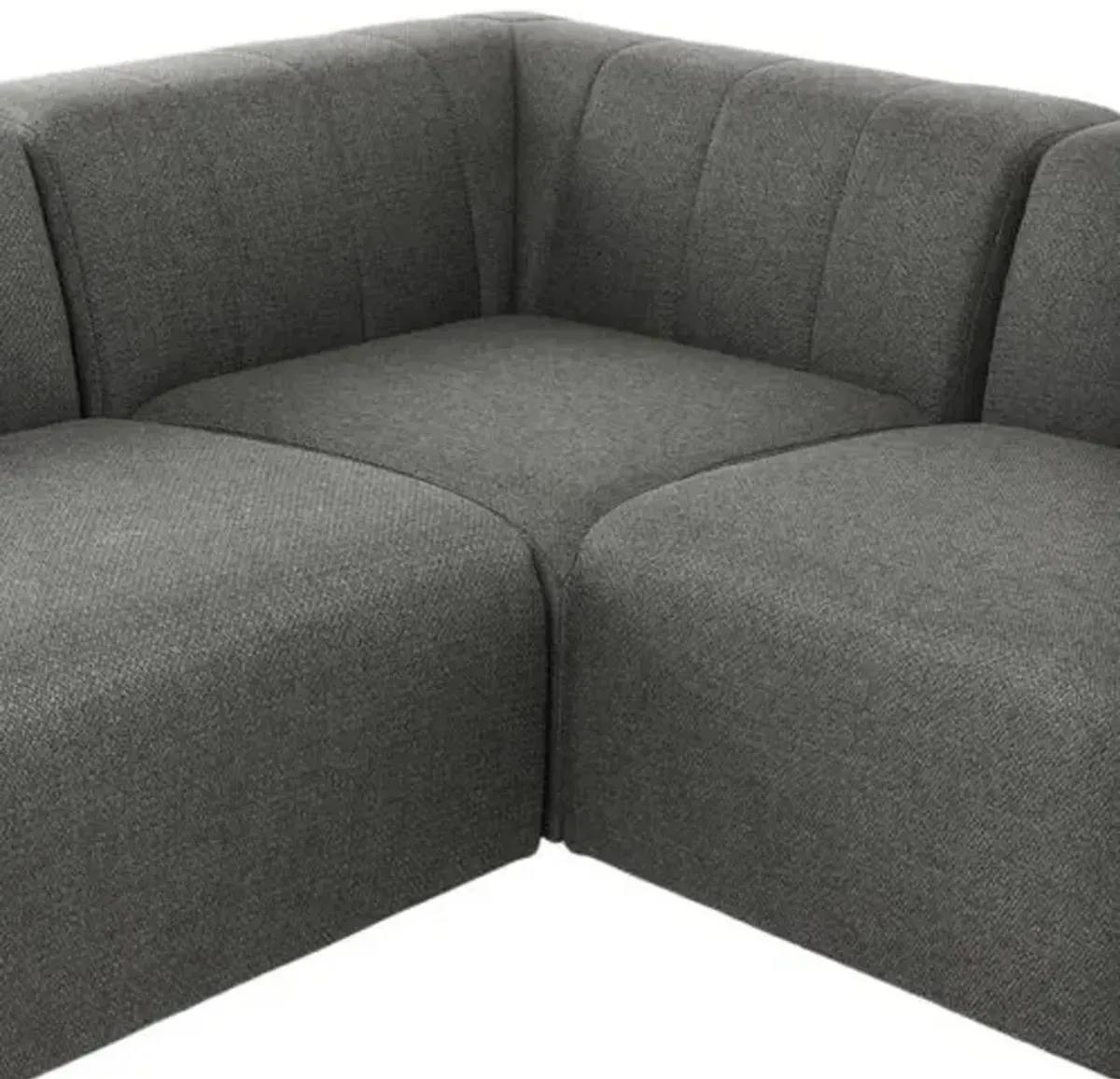 Omar Outdoor 4-Piece Sectional - Gray