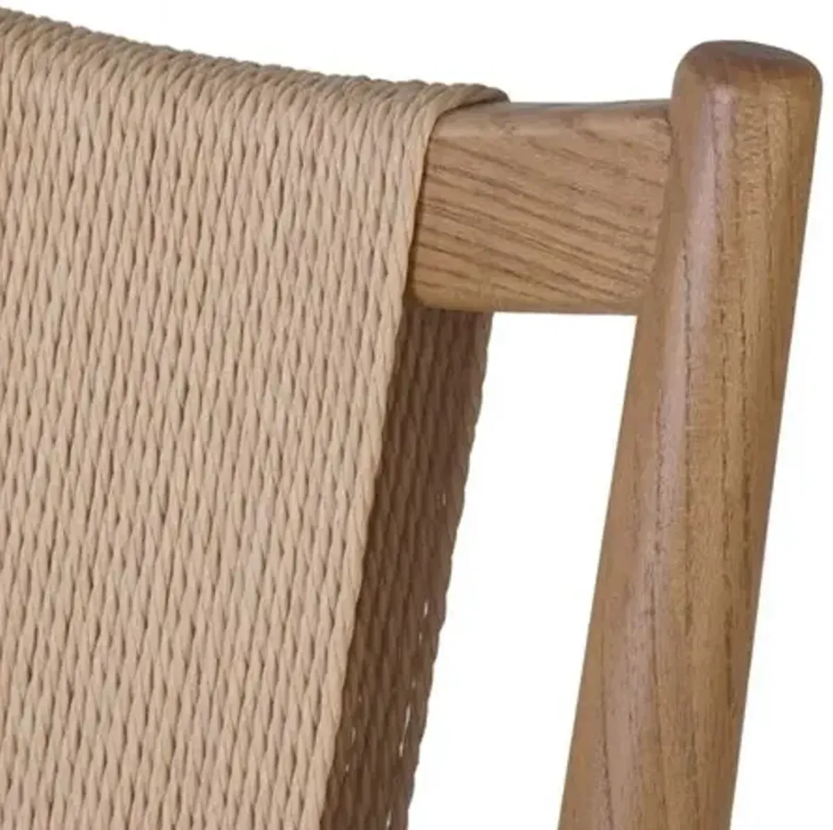 Olive Dining Chair - Antwerp Natural Linen/Paper Cord - Brown