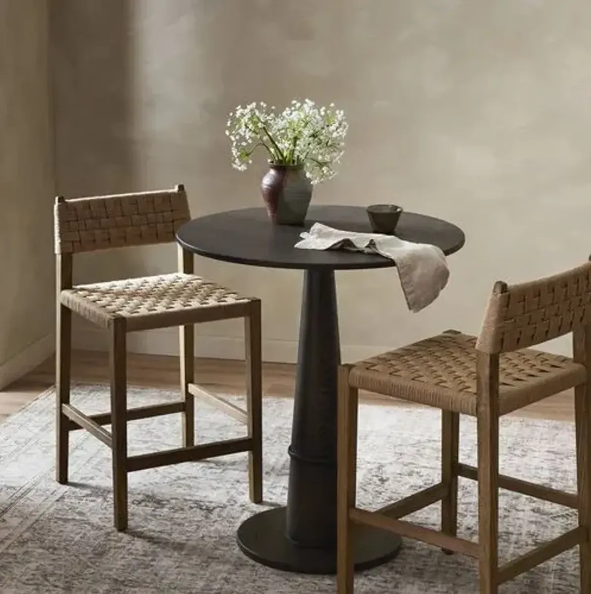 Octavia Counter Stool - Double Twisted Paper Cord