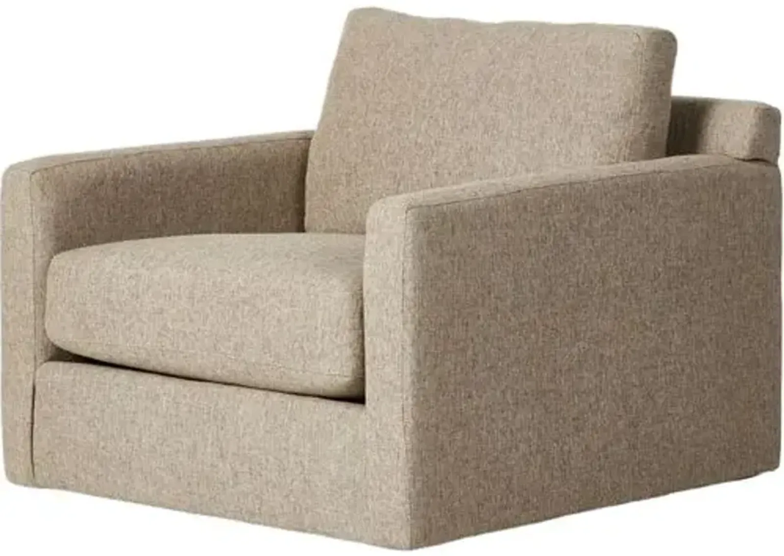 Noor Performance Swivel Chair - Delta Sand