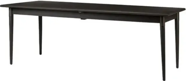 Siena Rectangular 84-104" Extension Dining Table - Black Mango