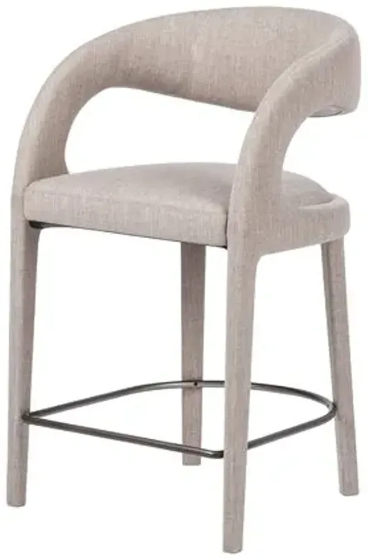 Nina Linen Counter Stool