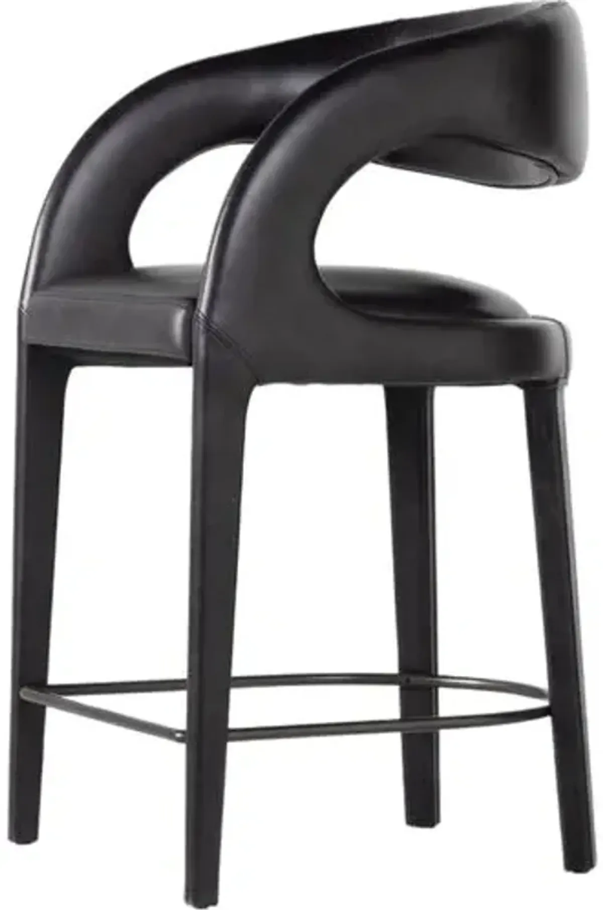 Nina Leather Counter Stool