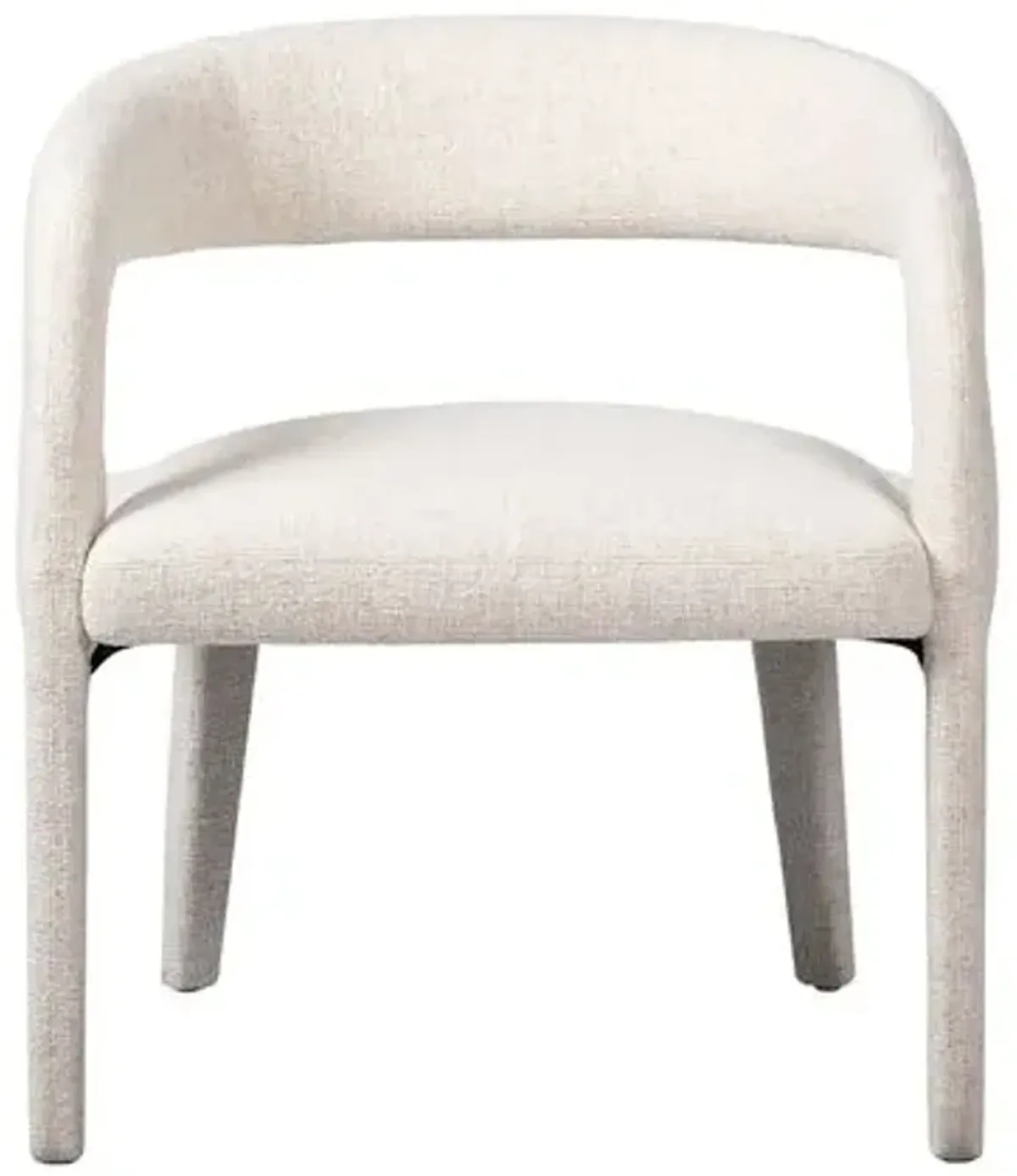 Nina Linen Chair - Omari Natural - Brown