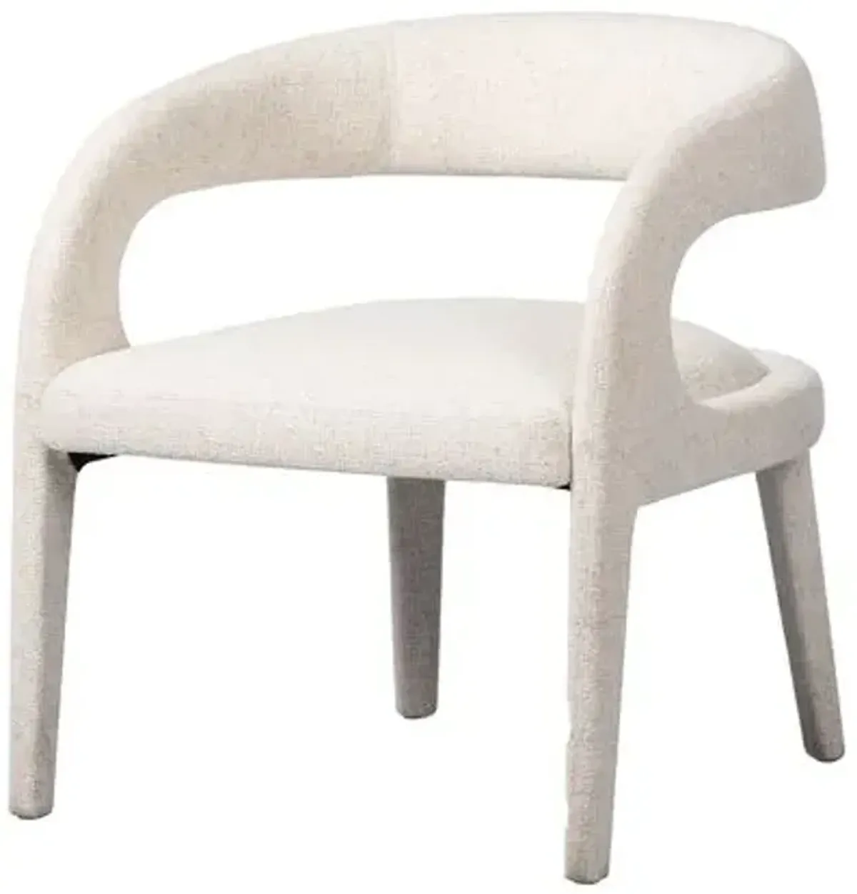 Nina Linen Chair - Omari Natural - Brown