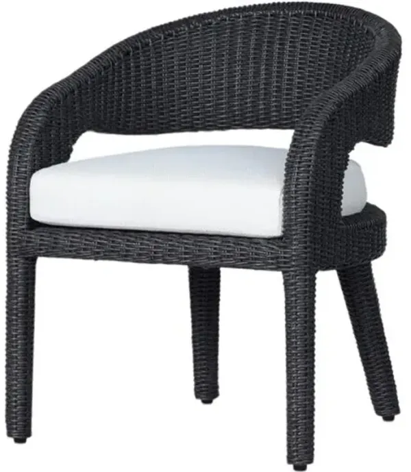 Nina Outdoor Dining Armchair - Gray