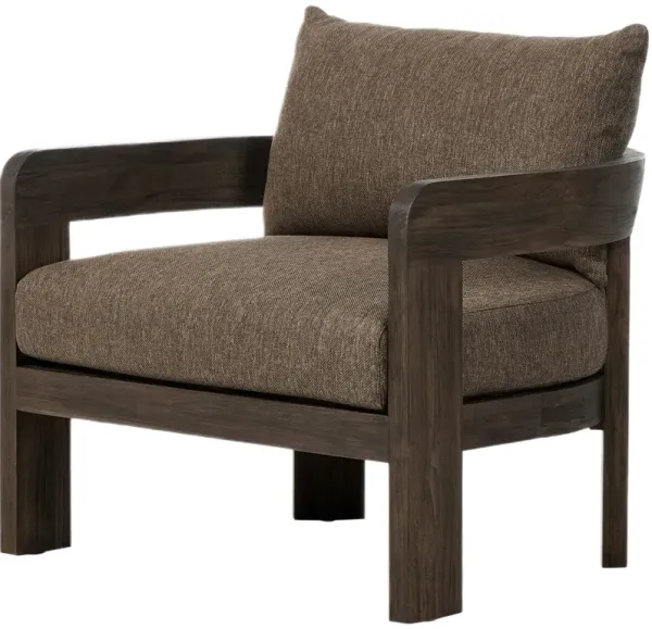 Nash Outdoor Teak Lounge Chair - Brown