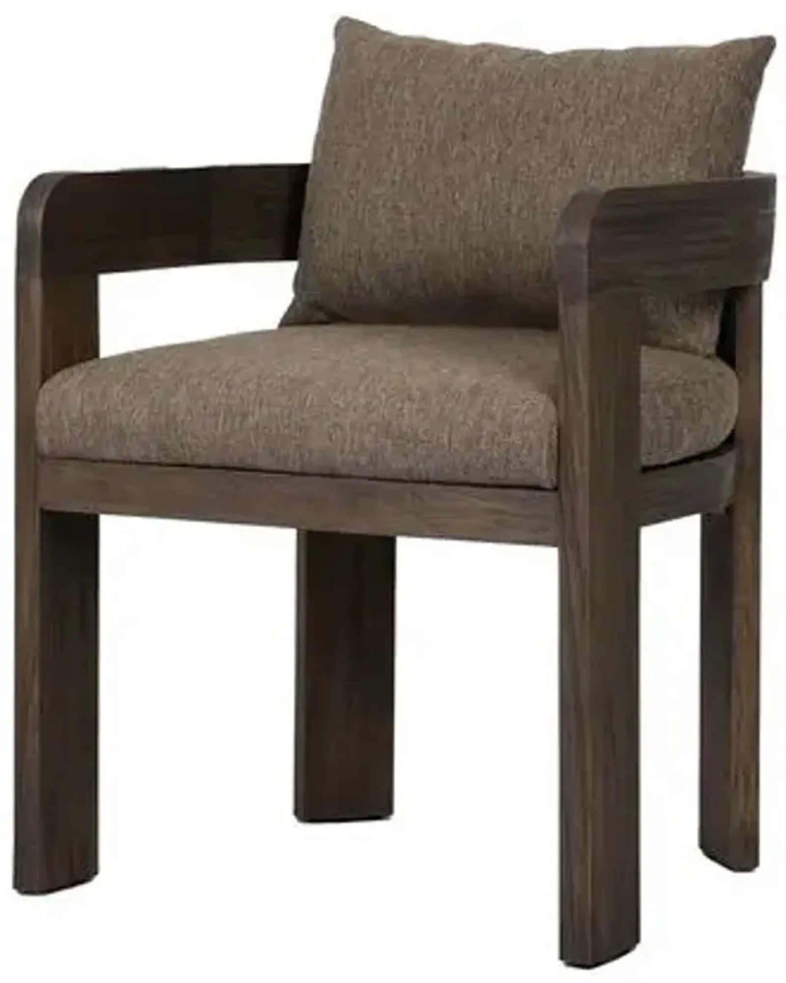 Nash Outdoor Teak Dining Chair - Brown