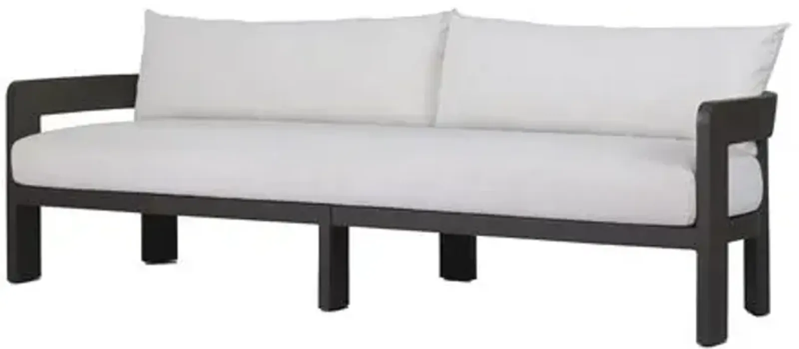 Nash Outdoor Aluminum Sofa - Alessi Linen