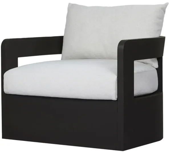 Nash Outdoor Aluminum Swivel Chair, Alessi Linen