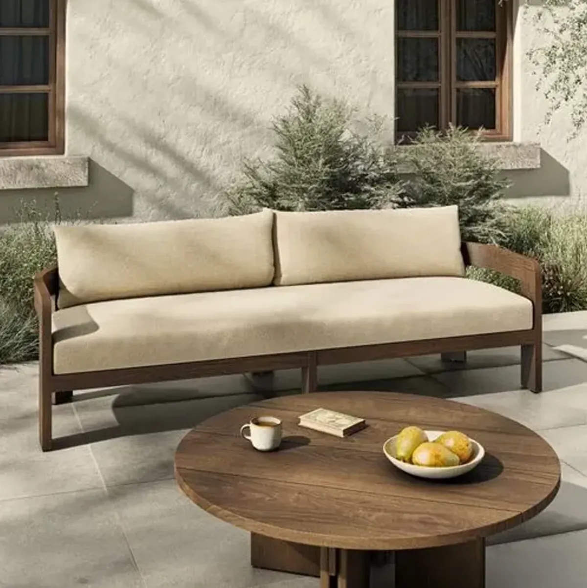 Nash Outdoor Teak Sofa