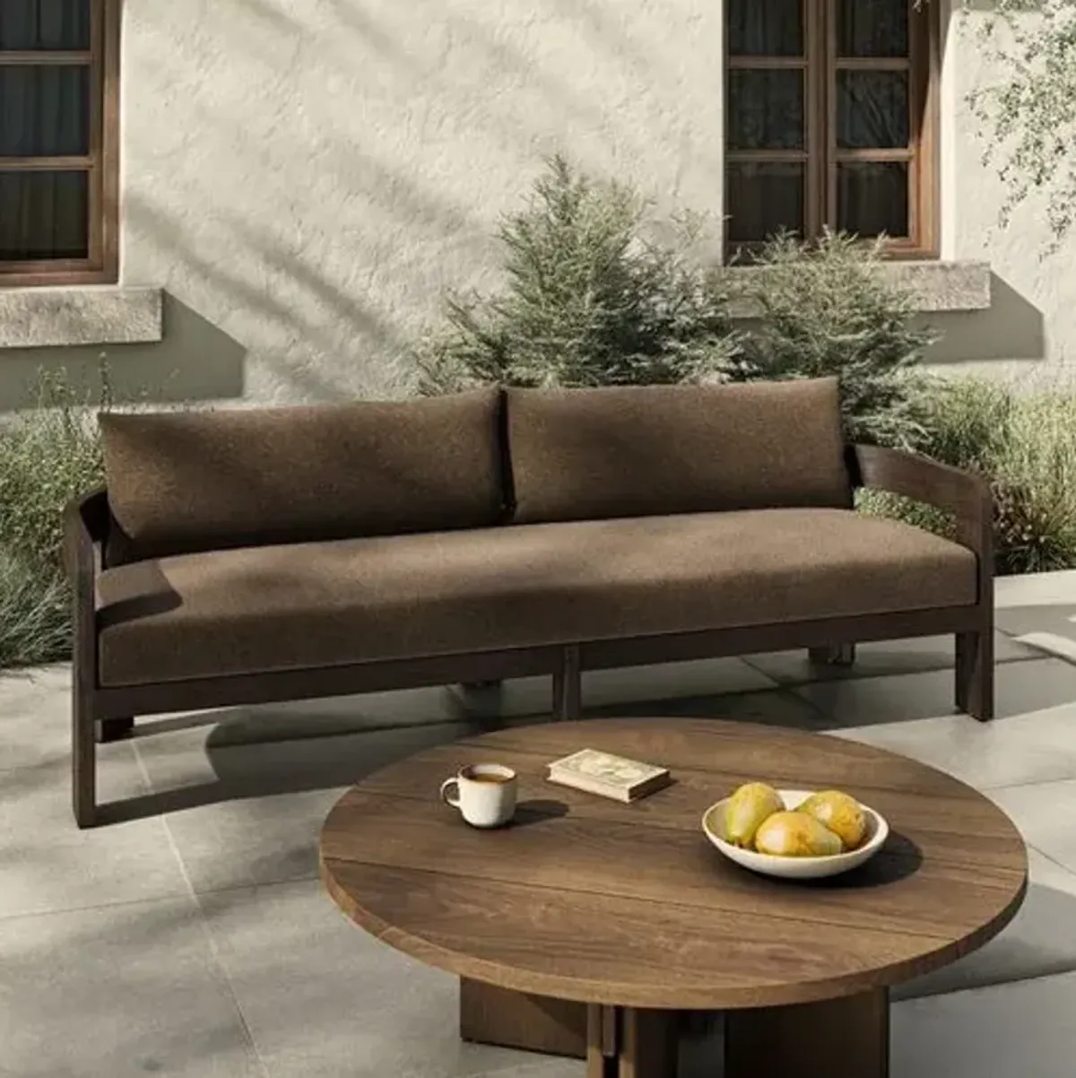 Nash Outdoor Teak Sofa