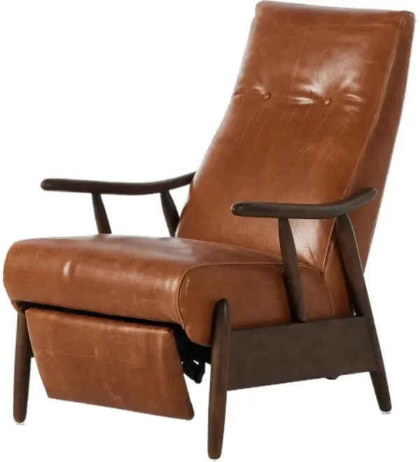 Nadia Leather Recliner Chair, Dakota Tobacco