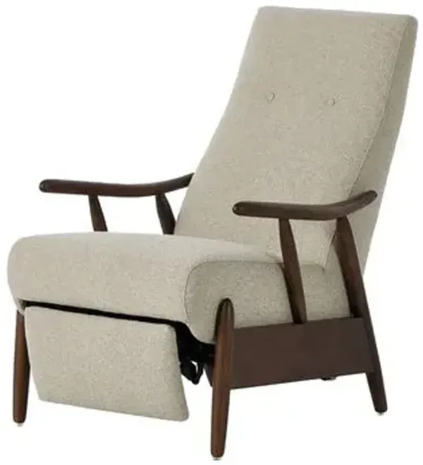 Nadia Recliner Chair - Weslie Flax - Beige - Relaxing Chair, Lounger, Comfort and Leisure Prioritized