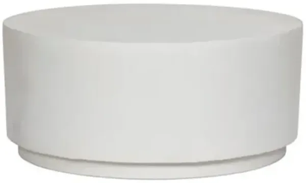 Veronica Outdoor Aluminum Coffee Table - Matte White