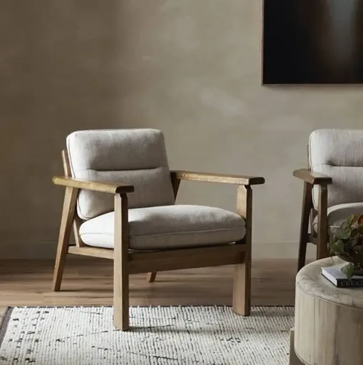 Miles Chair - Alcala Wheat Performance - Beige