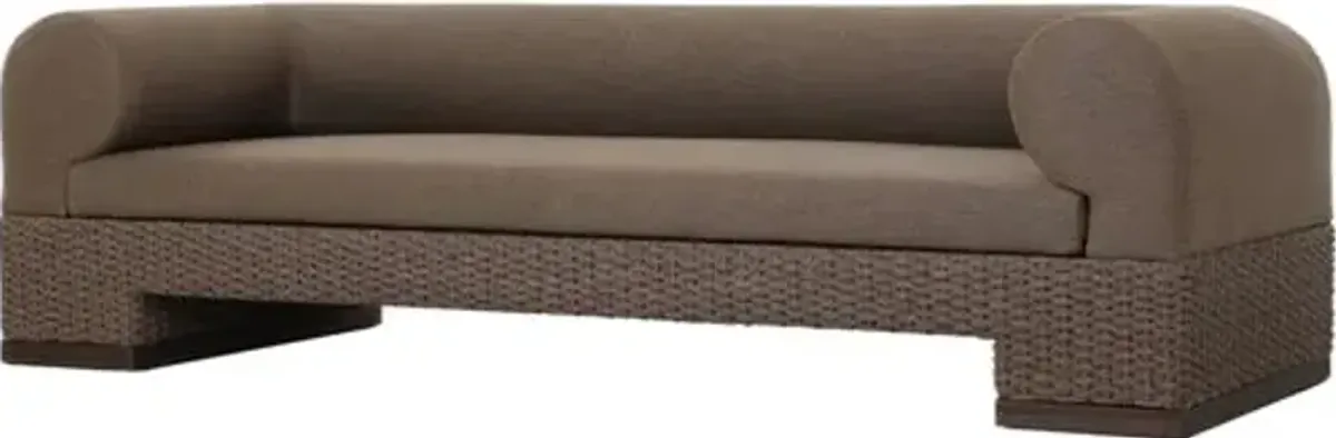 Milena Outdoor Sofa - Ellor Brown