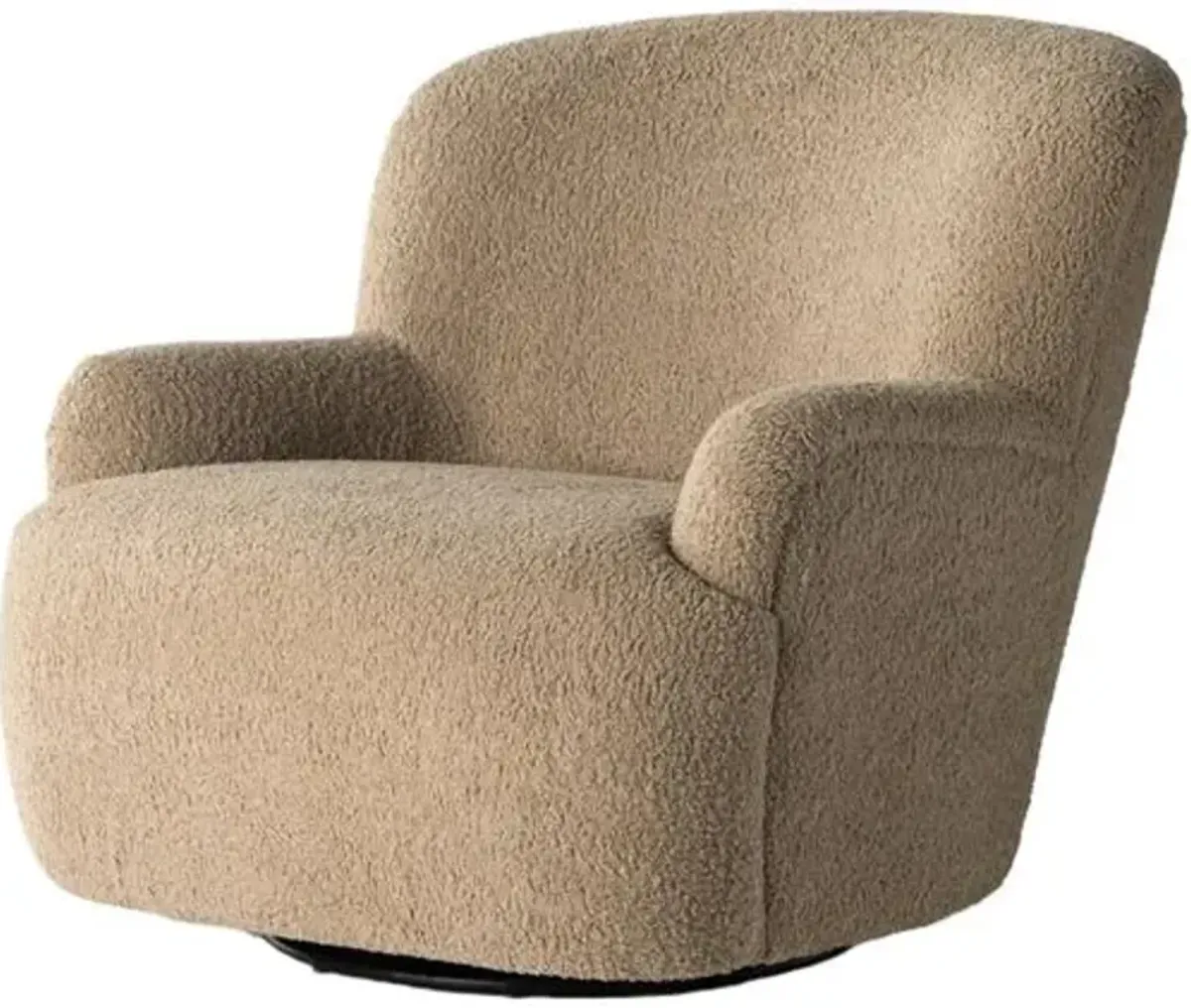 Micah Sheepskin Swivel Chair