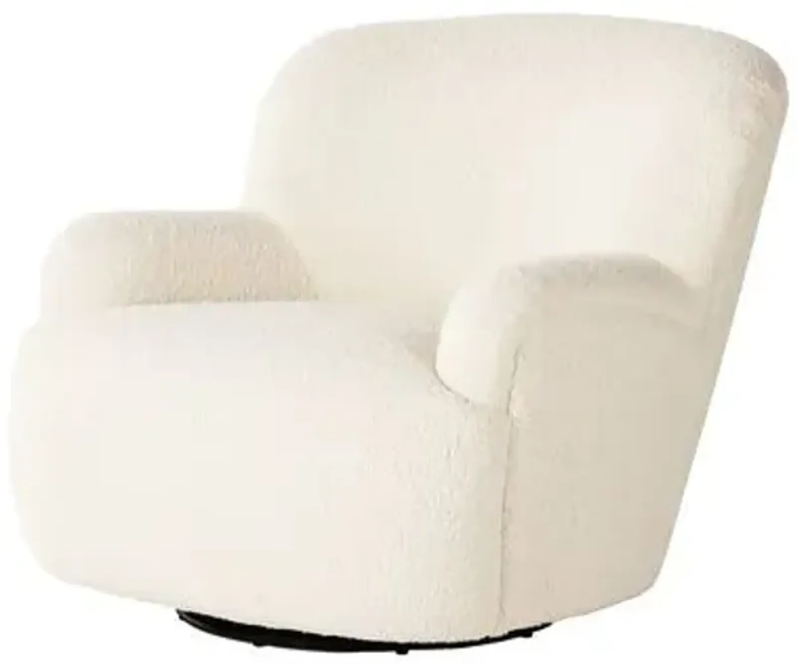 Micah Sheepskin Swivel Chair