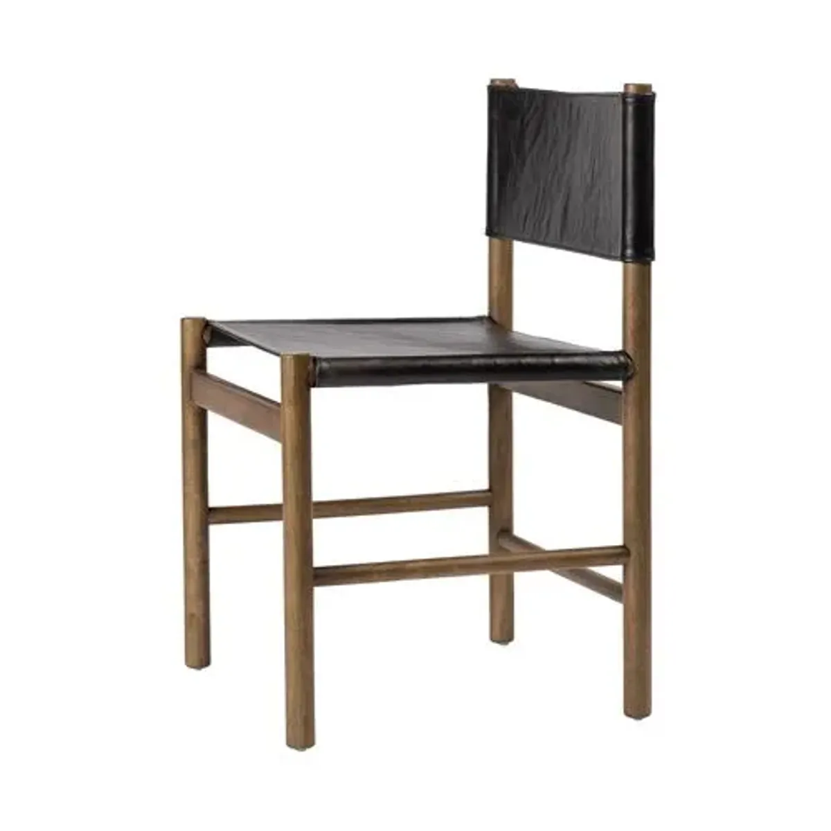 Merritt Leather Dining Chair - Black