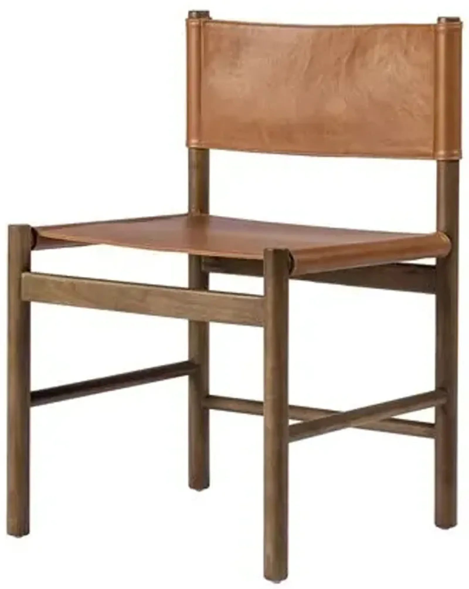 Merritt Leather Dining Chair - Brown