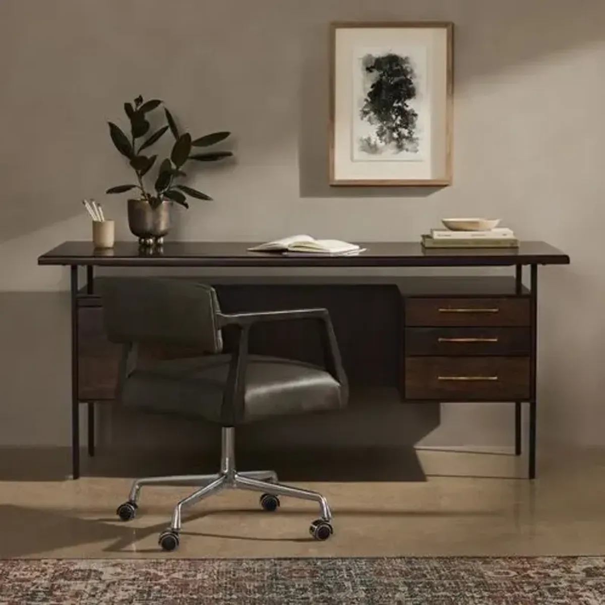 Mallory Desk - Brown