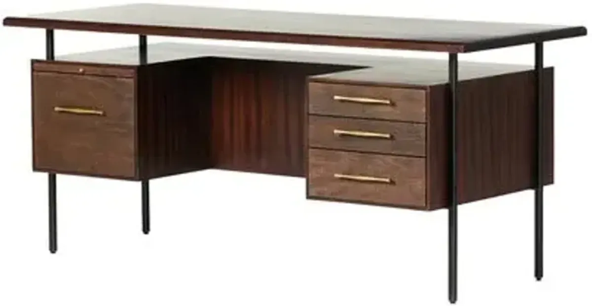 Mallory Desk - Brown