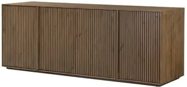 Maisie Fluted 82" Sideboard - Gray