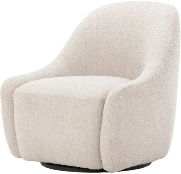 Magnolia Swivel Chair, Performance Boucle