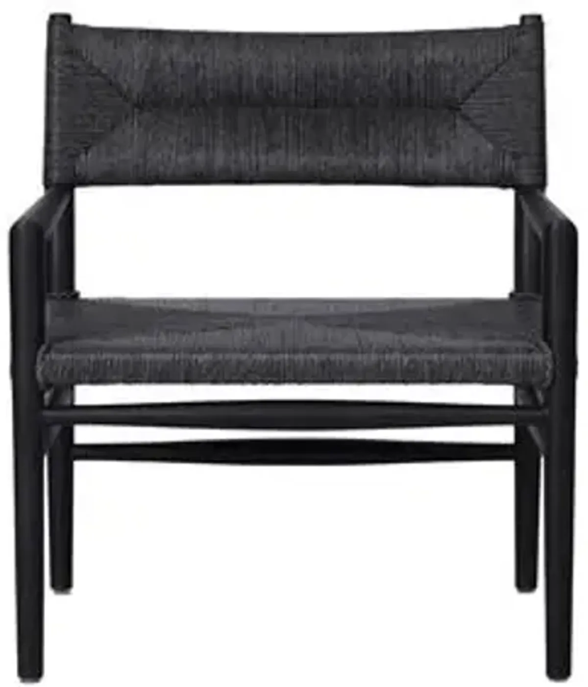 Mabel Outdoor Teak Chair - Vintage Coal - Black