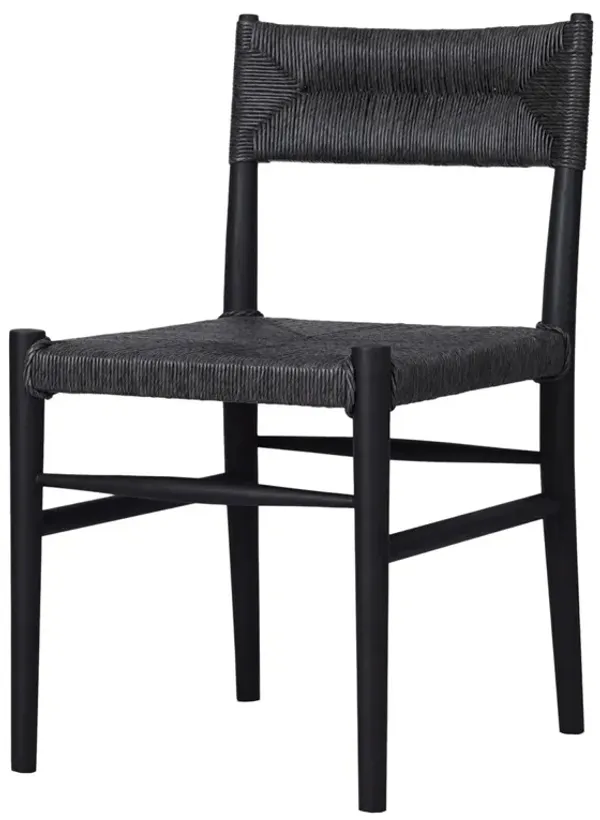 Mabel Outdoor Teak Dining Chair, Vintage Coal