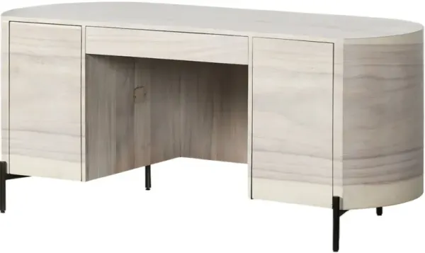 Bryn Guanacaste Executive Desk - Brown