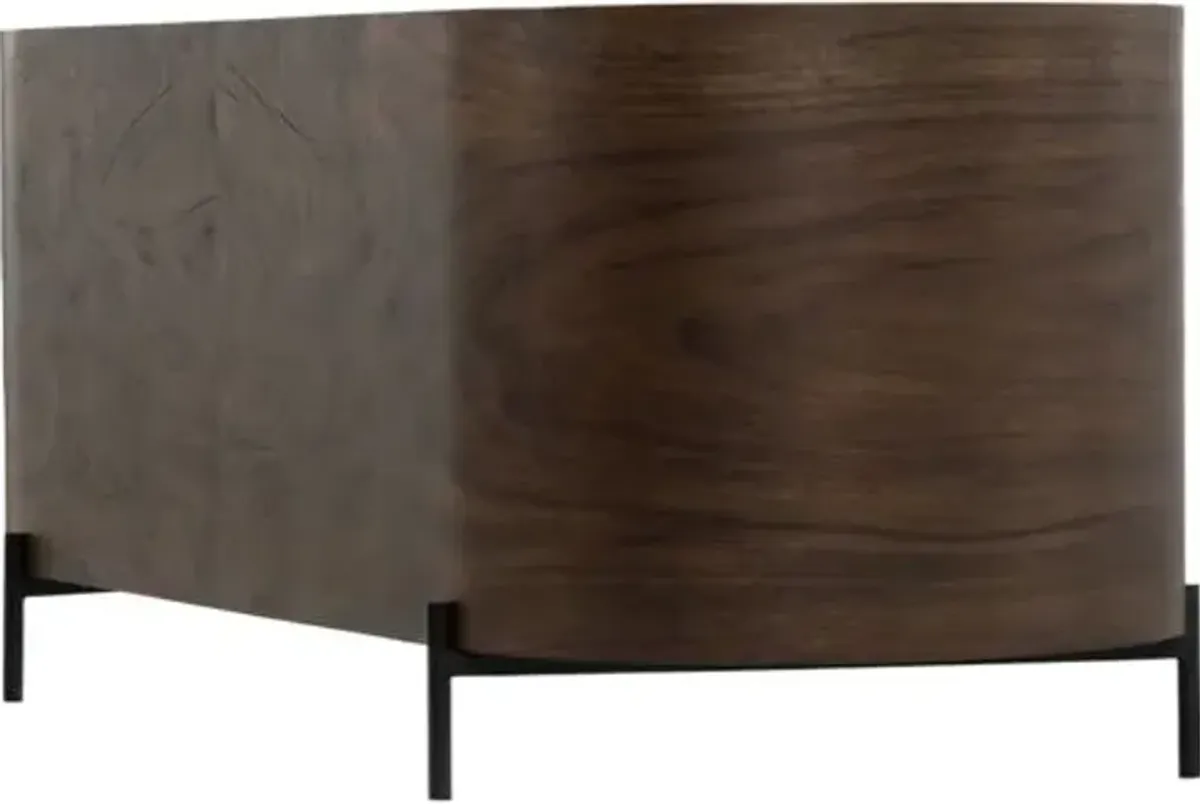 Luka Guanacaste Executive Desk - Brown