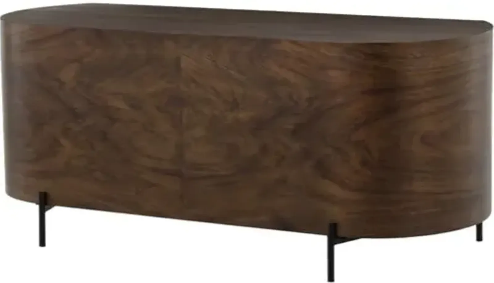 Luka Guanacaste Executive Desk - Brown