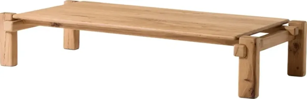 Louise Large Coffee Table, Natural Reclaimed French Oak