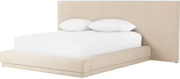 Levi Platform Bed, Bergamo Parchment