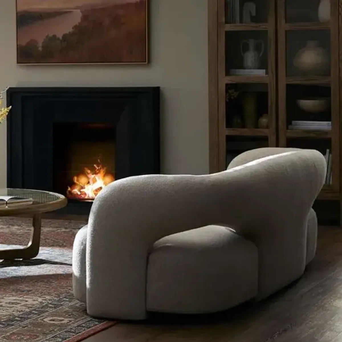 Leon Sofa - Crete Pebble