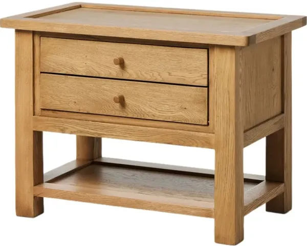 Lana Nightstand, Natural Light Oak