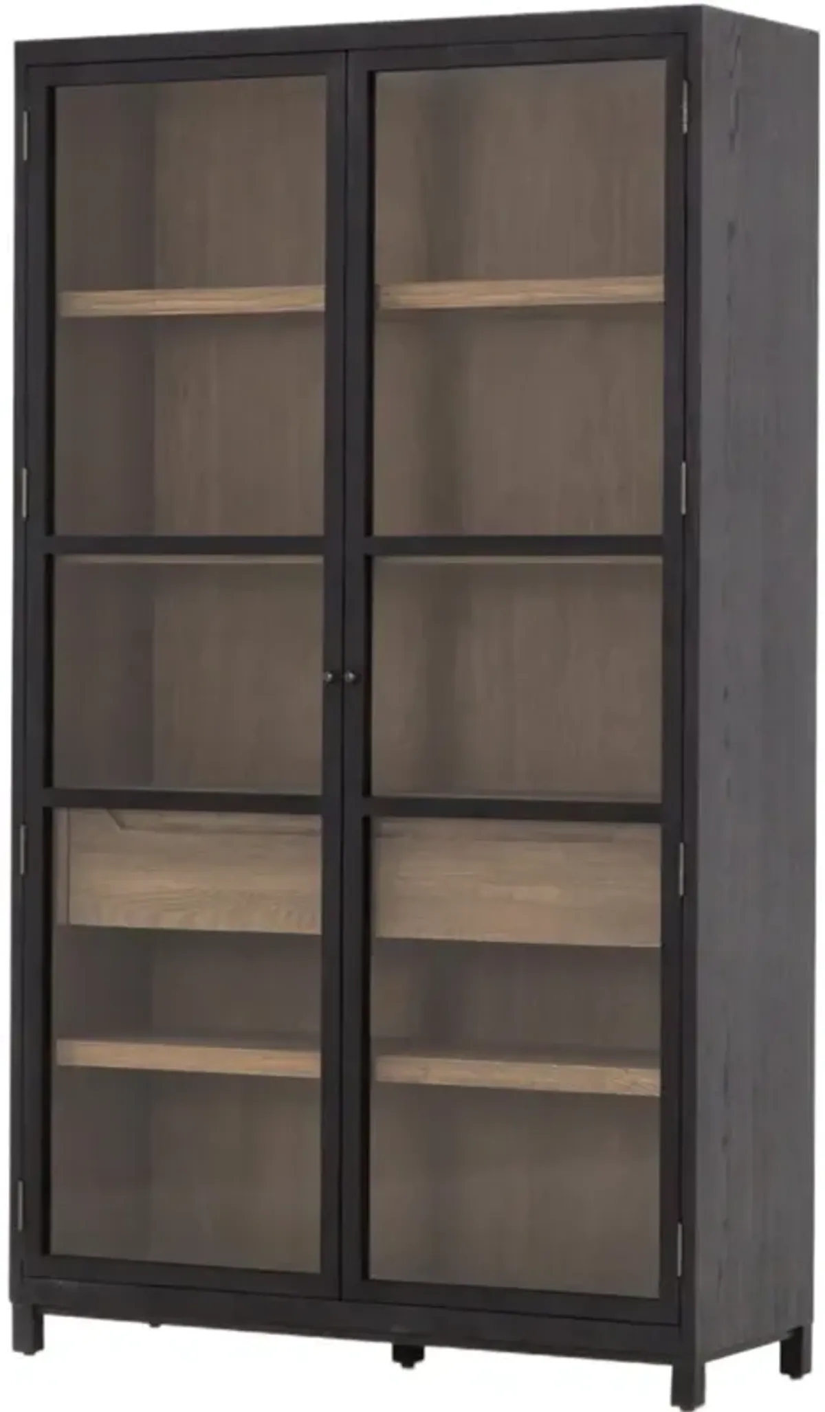 Laila Oak Cabinet - Black