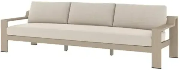 Kyrie Outdoor Teak Sofa