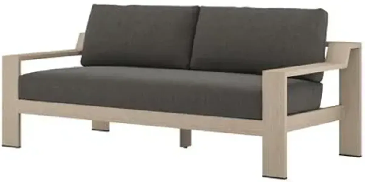 Kyrie Outdoor Teak Sofa