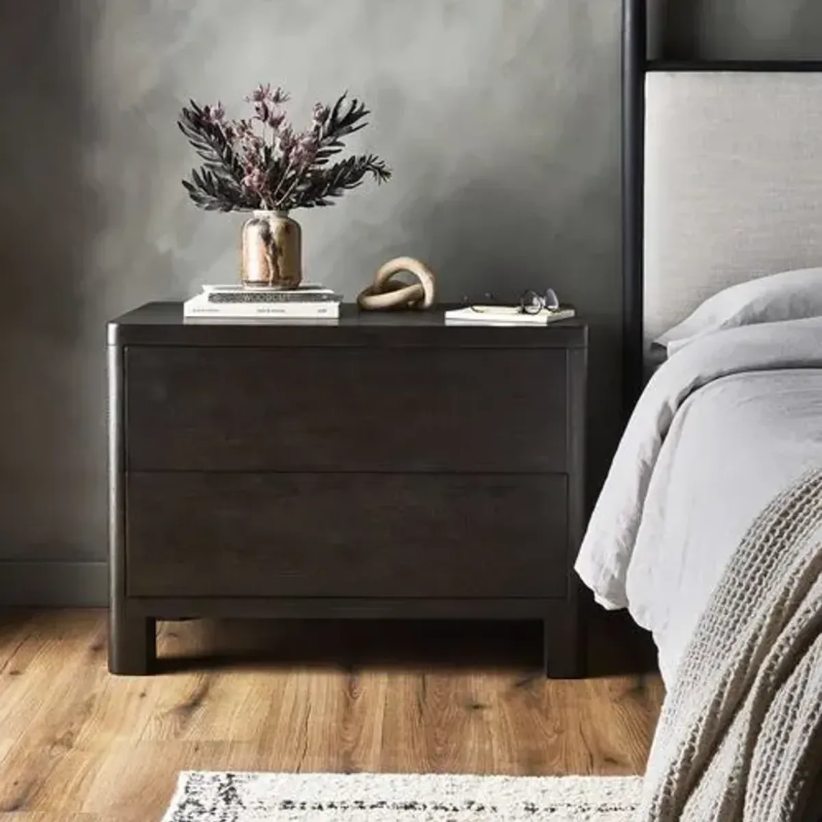 Killian Nightstand - Smoked Black Oak