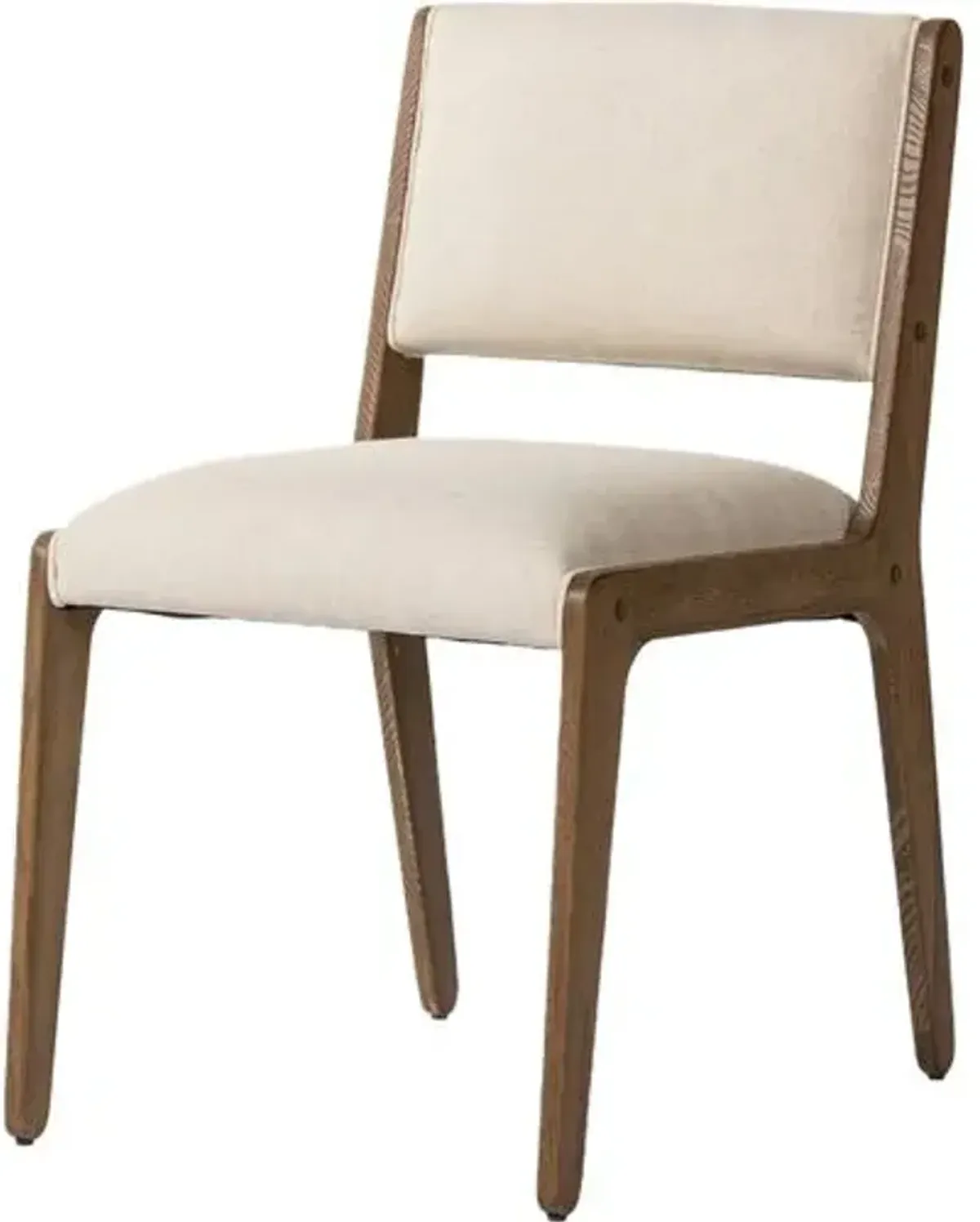 Kian Dining Chair - Oak/Savile Flax - Beige