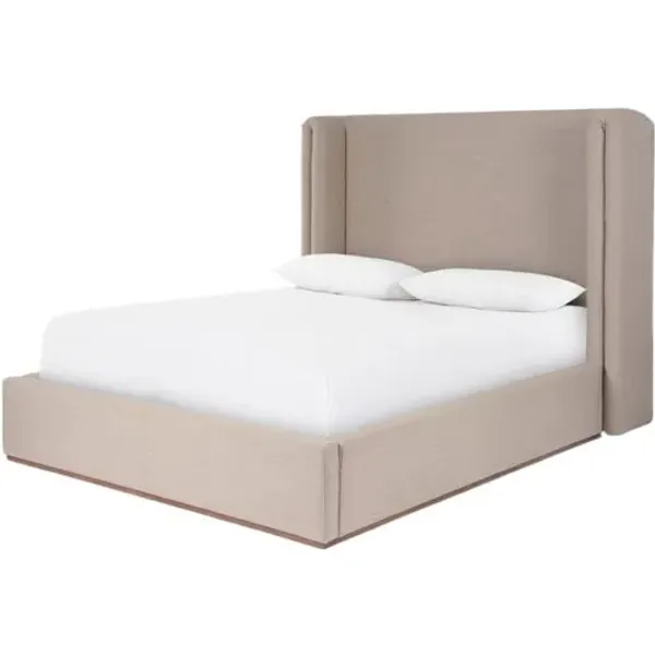 Kendrick Linen Bed - Alcala Taupe - Beige