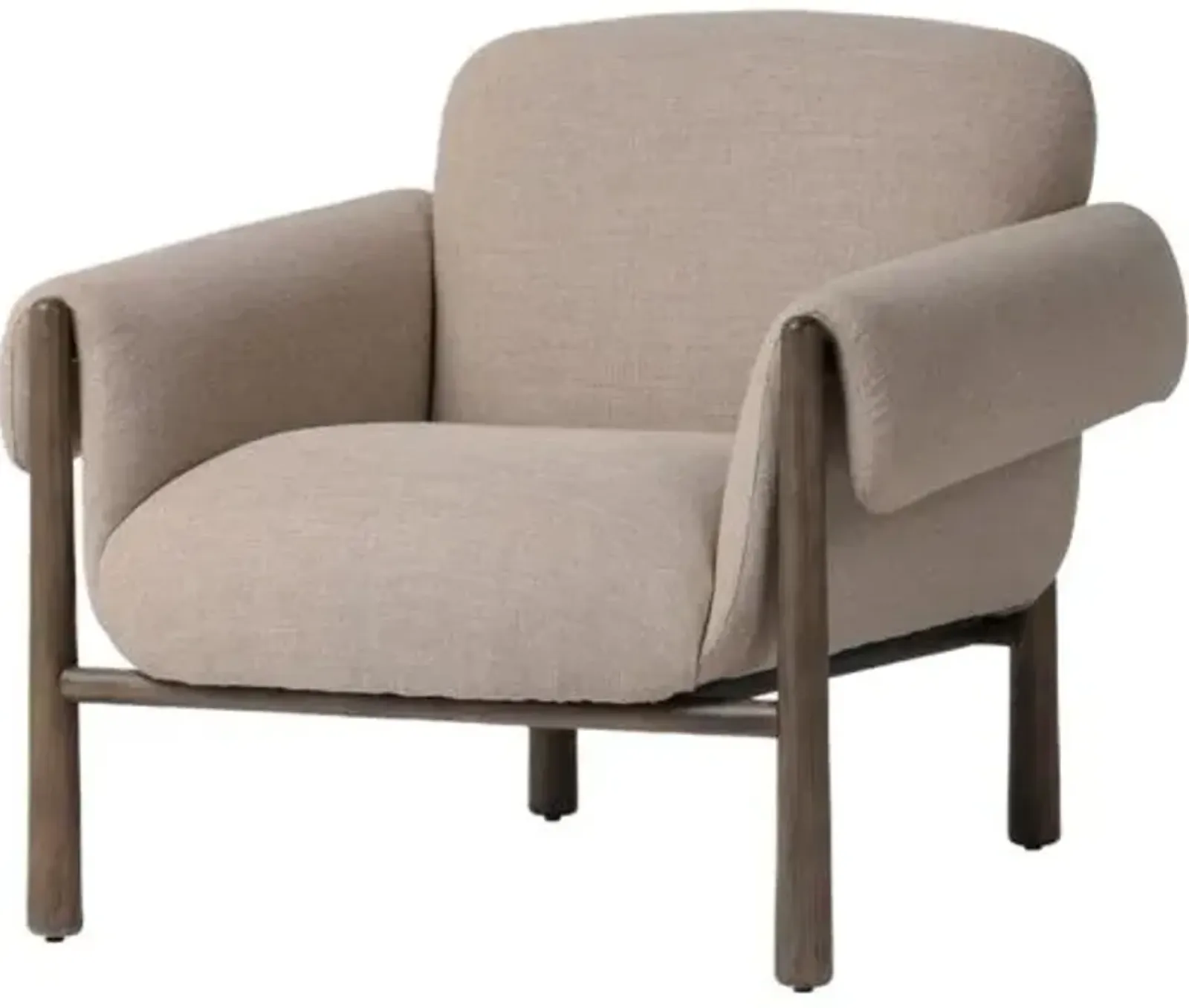 Kellan Linen Chair - Alcala Taupe - Brown