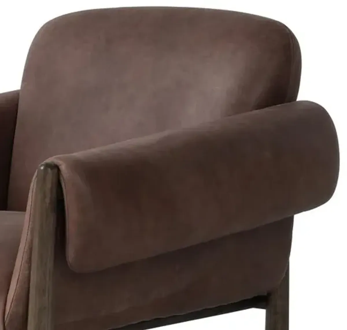 Kellan Leather Chair - Palermo Cigar - Brown