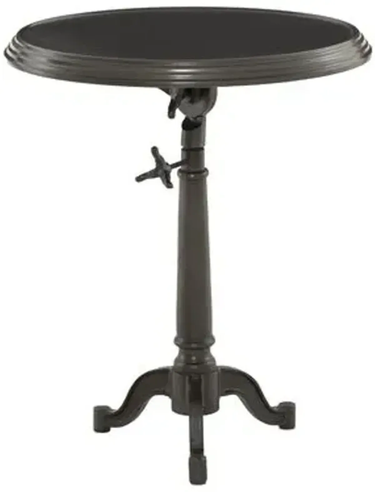 Keira Iron End Table - Carbon Wash - Black