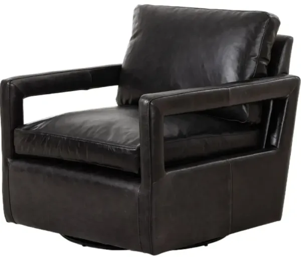 Kayden Leather Swivel Chair